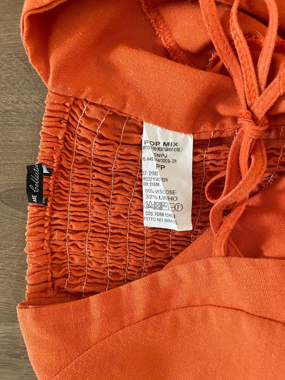 Cropped tam PP laranja da Pop Me - Foto 6