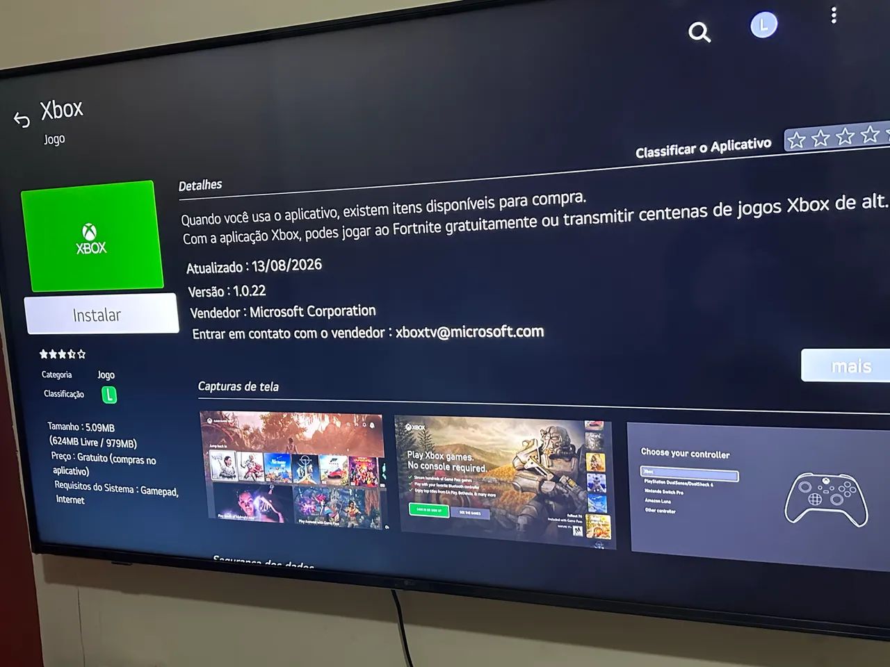 Smart TV LG 55" 4K UHD (webOS 25) - Com Xbox Integrado!