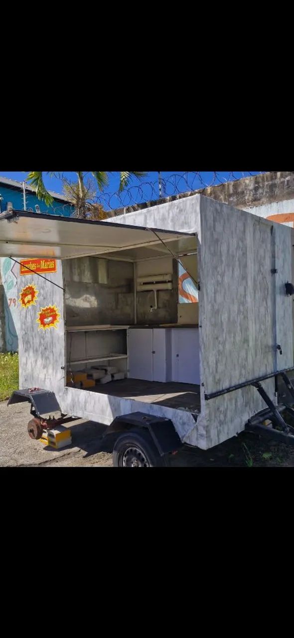 Trailer Food Truck 4x2m - 4 eixos  - Foto 5