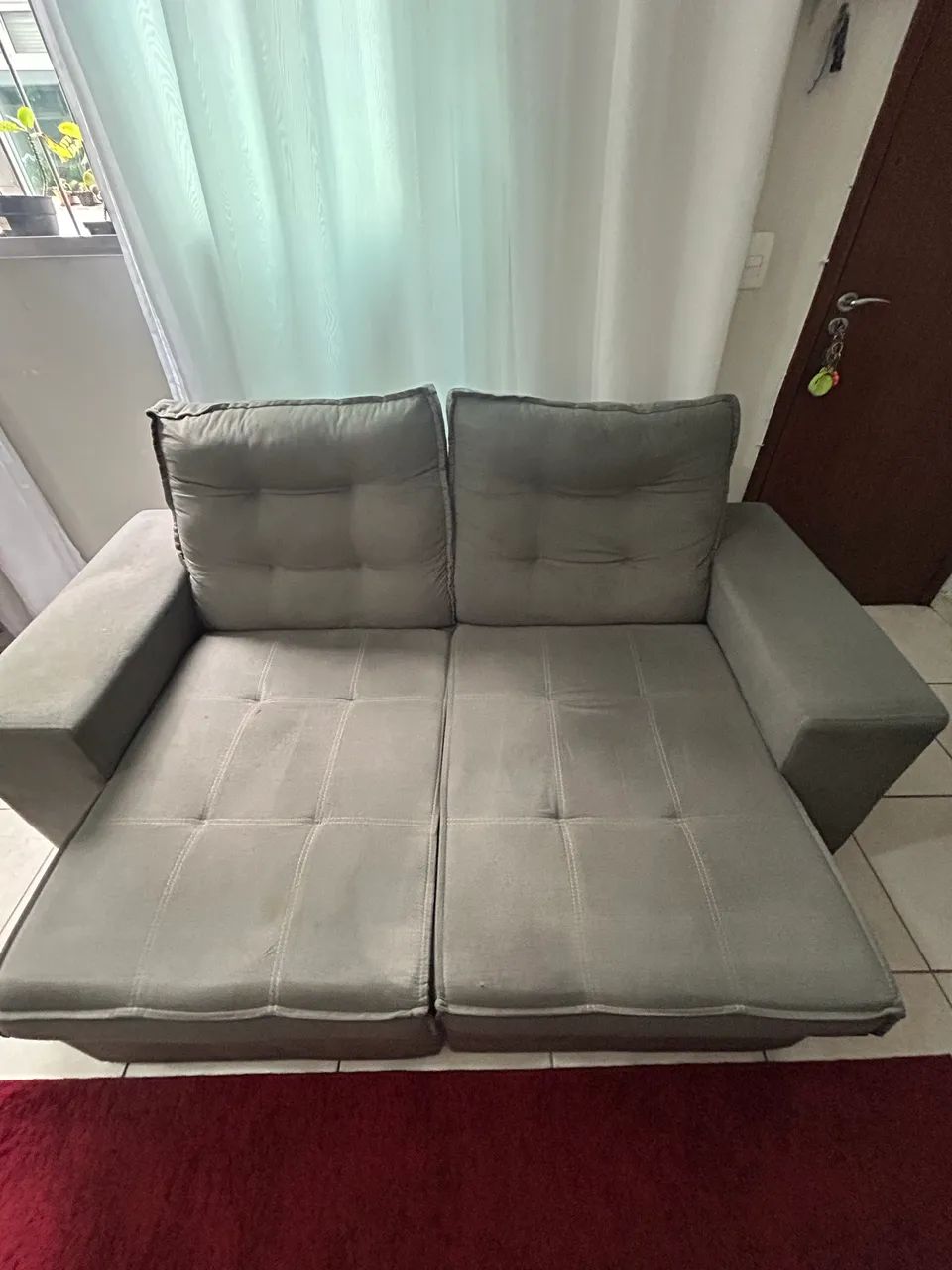 ? Sofá Retrátil e Reclinável - Ótimo Estado - Foto 4
