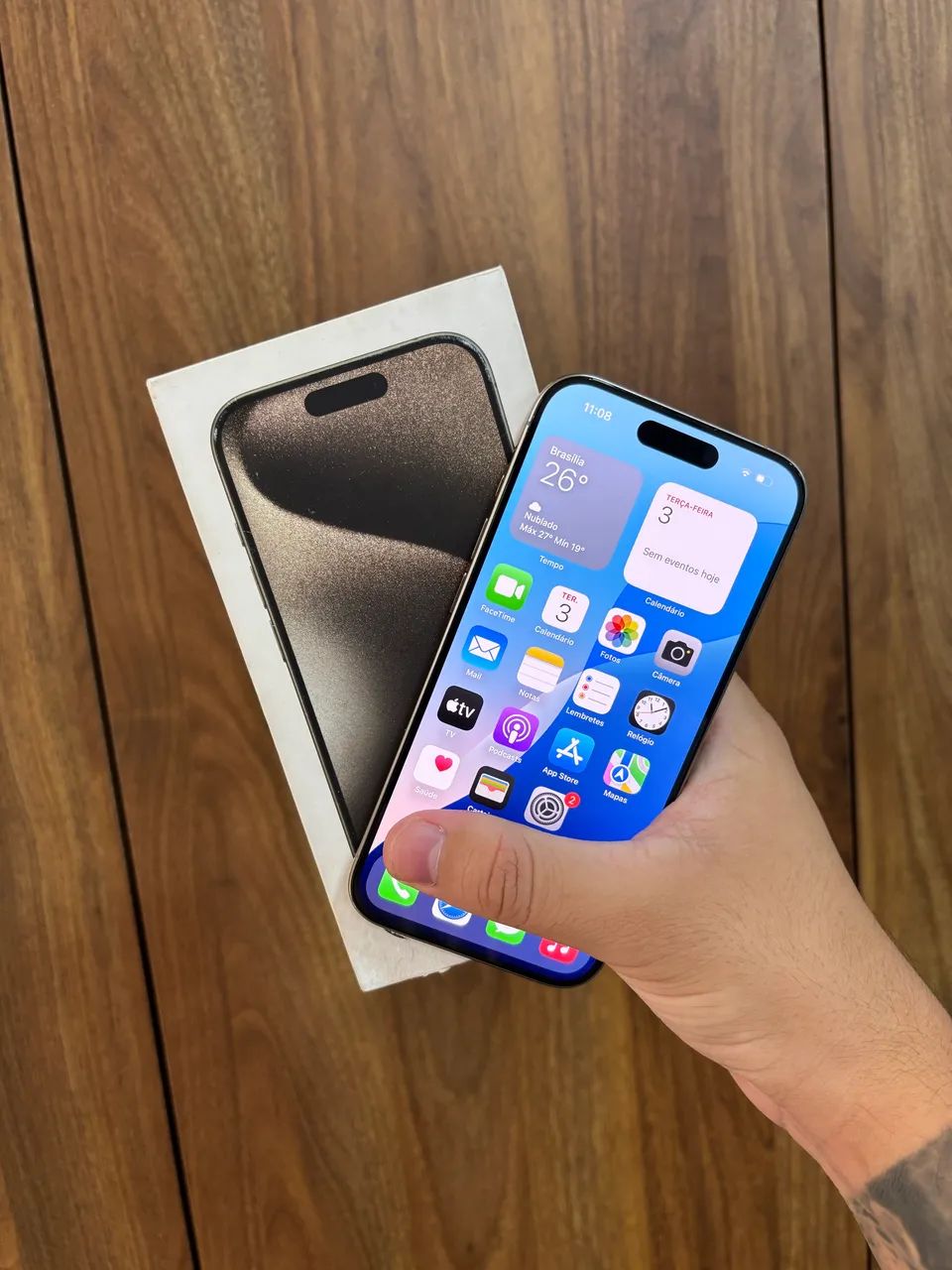 iPhone 15 pro com garantia / entrego na sua casa  - Foto 4
