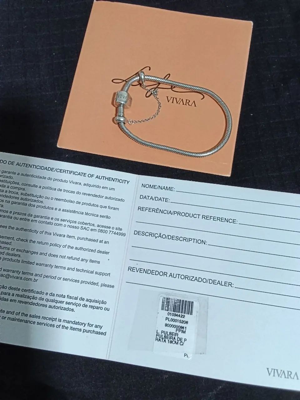 Pulseira Vivara 18 cm