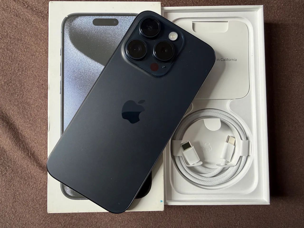 iPhone 15 Pro Azul titânio 128GB