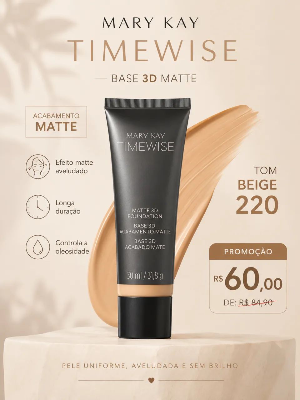 Base Mary kay tom beige 220