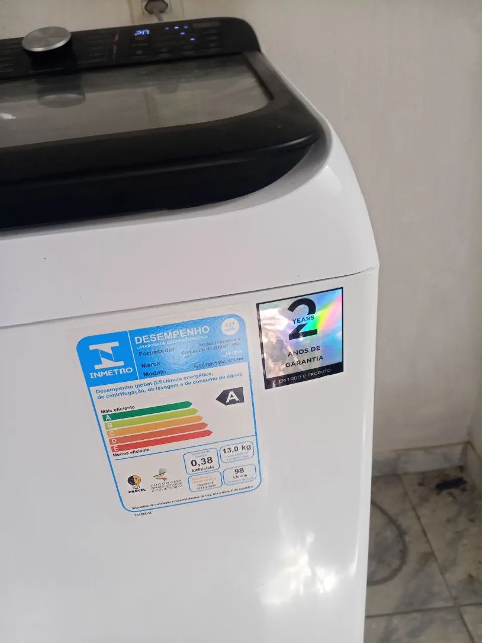 Máquina de lavar Midea estado excelente 13 kg - Foto 4