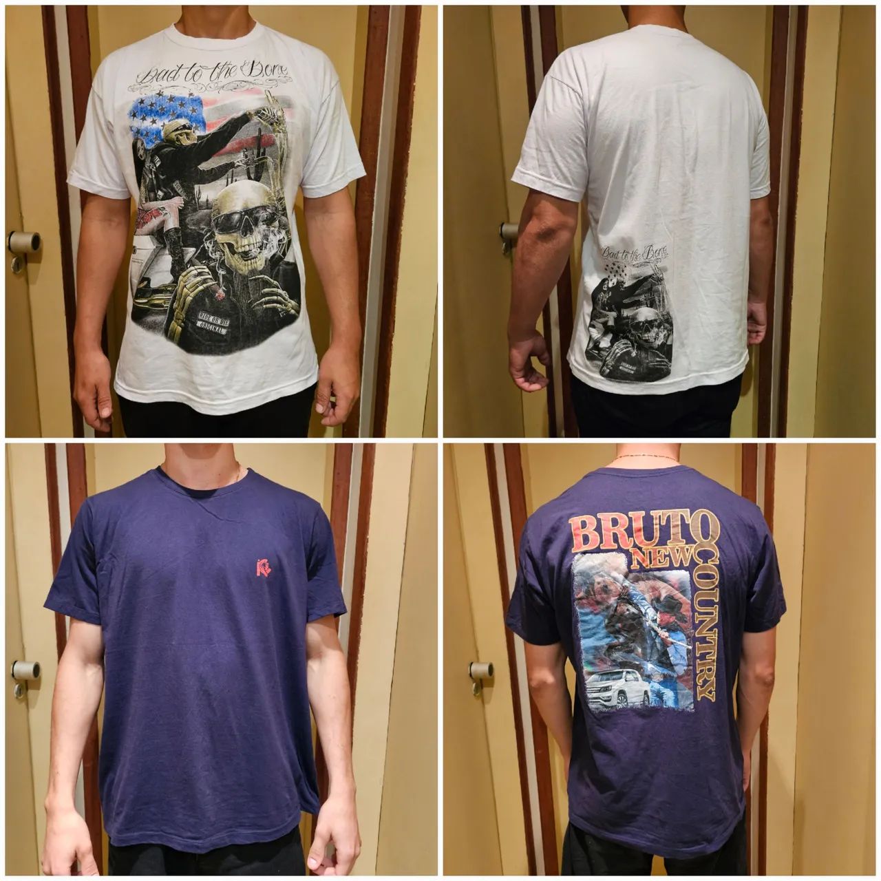Camisas Algodão Tam GG Preço Unitário  - Foto 2