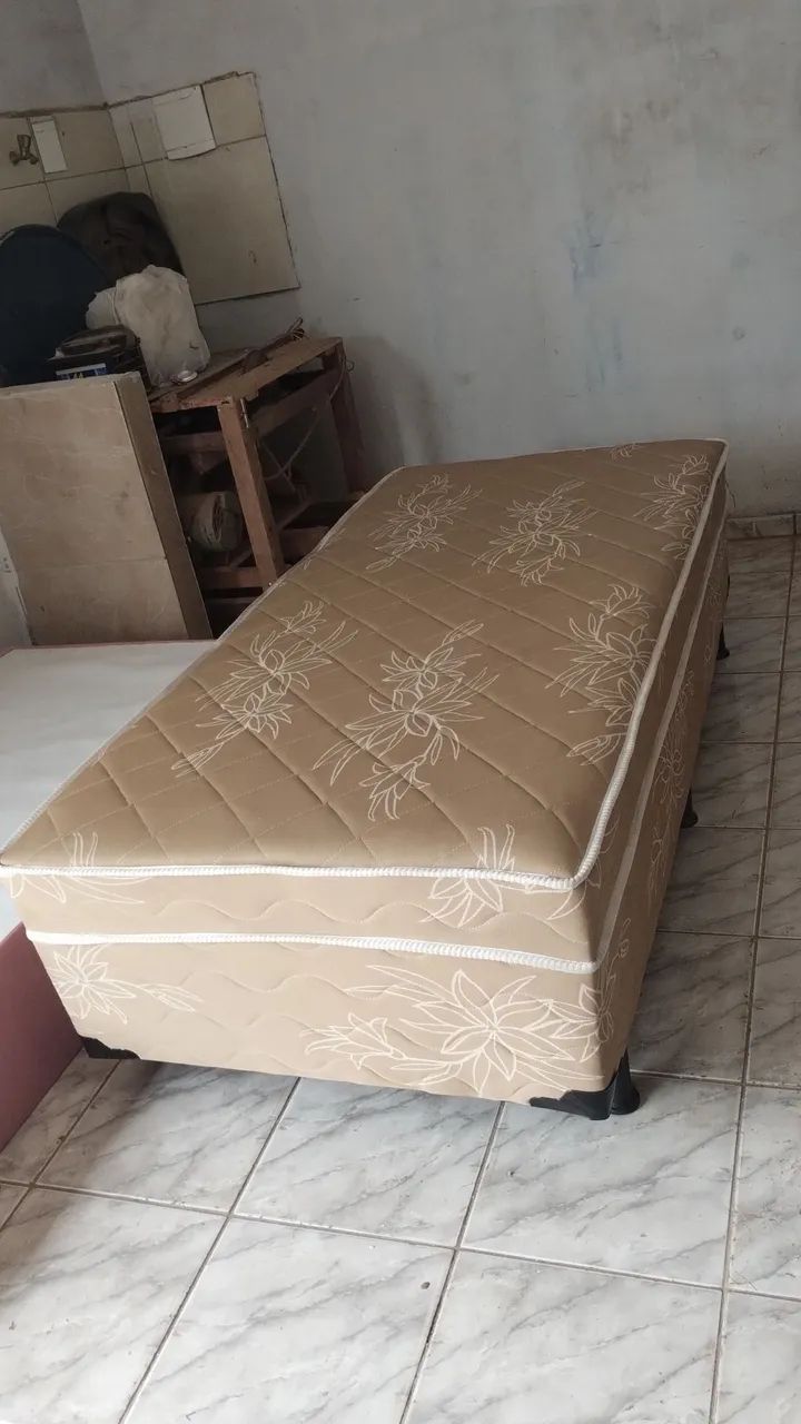 Cama box solteiro luxo usada em boas condições  - Foto 2