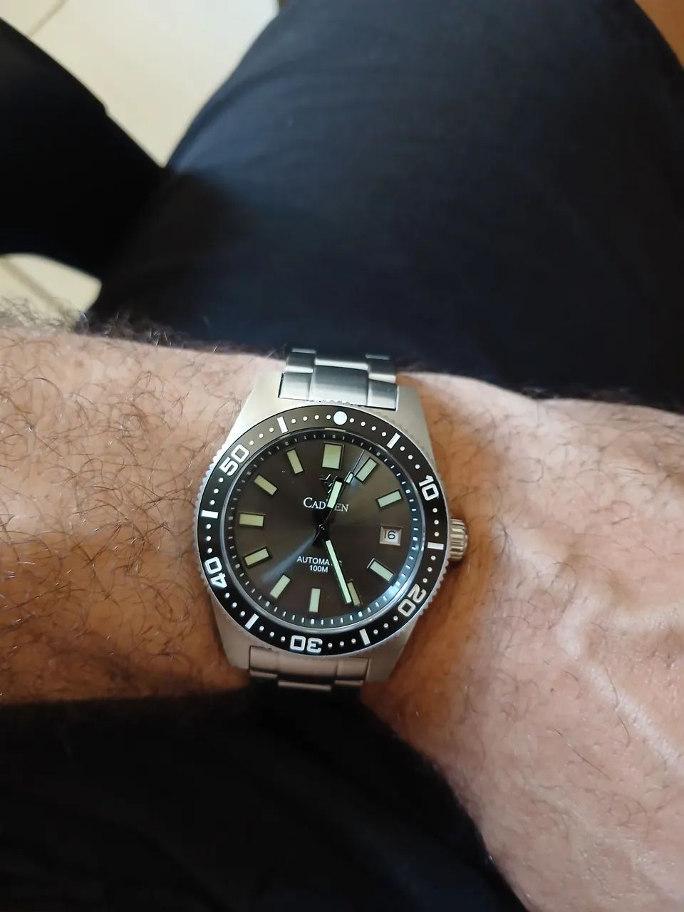Relógio Cadisen 38mm automático 