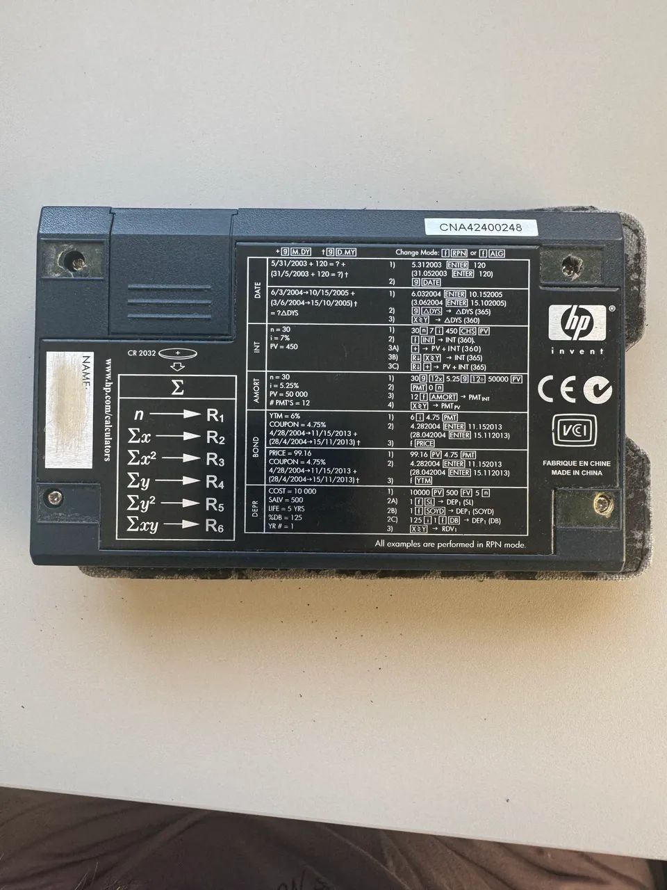 Calculadora HP 12C prata - Foto 2