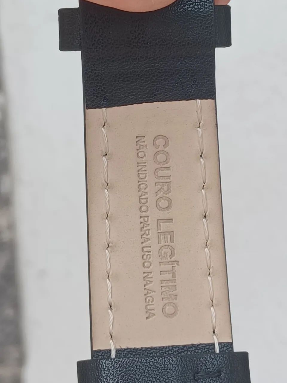 Relógio Technos Masculino Prata Pulseira Couro preço revenda - Foto 5