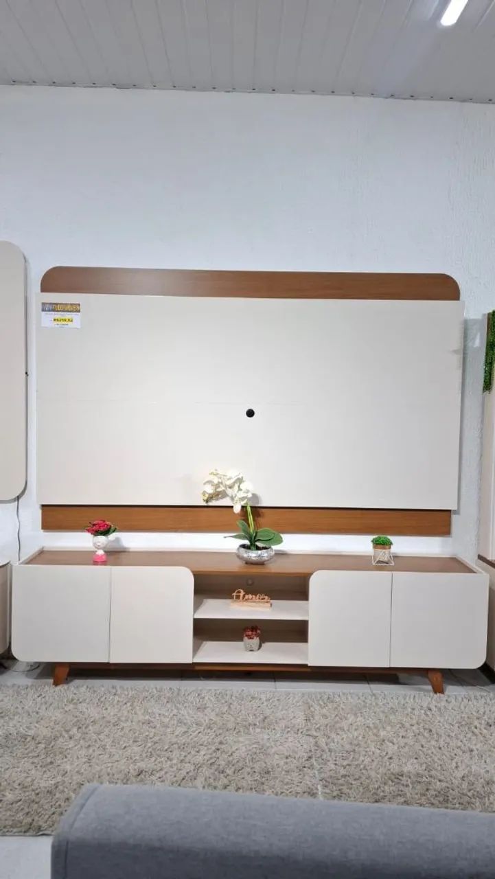 CONJ. RACK COM PAINEL NADINE