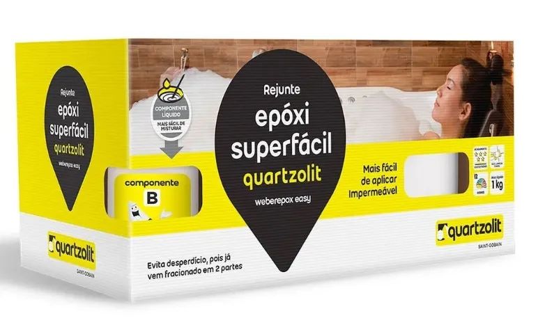 Rejunte Epoxi Quartzolit - Várias cores