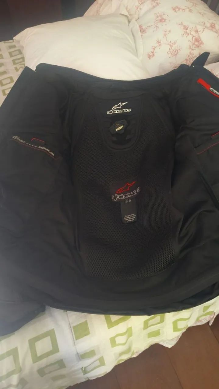 Roupa jaqueta Alpinestars Atem couro  - Foto 3