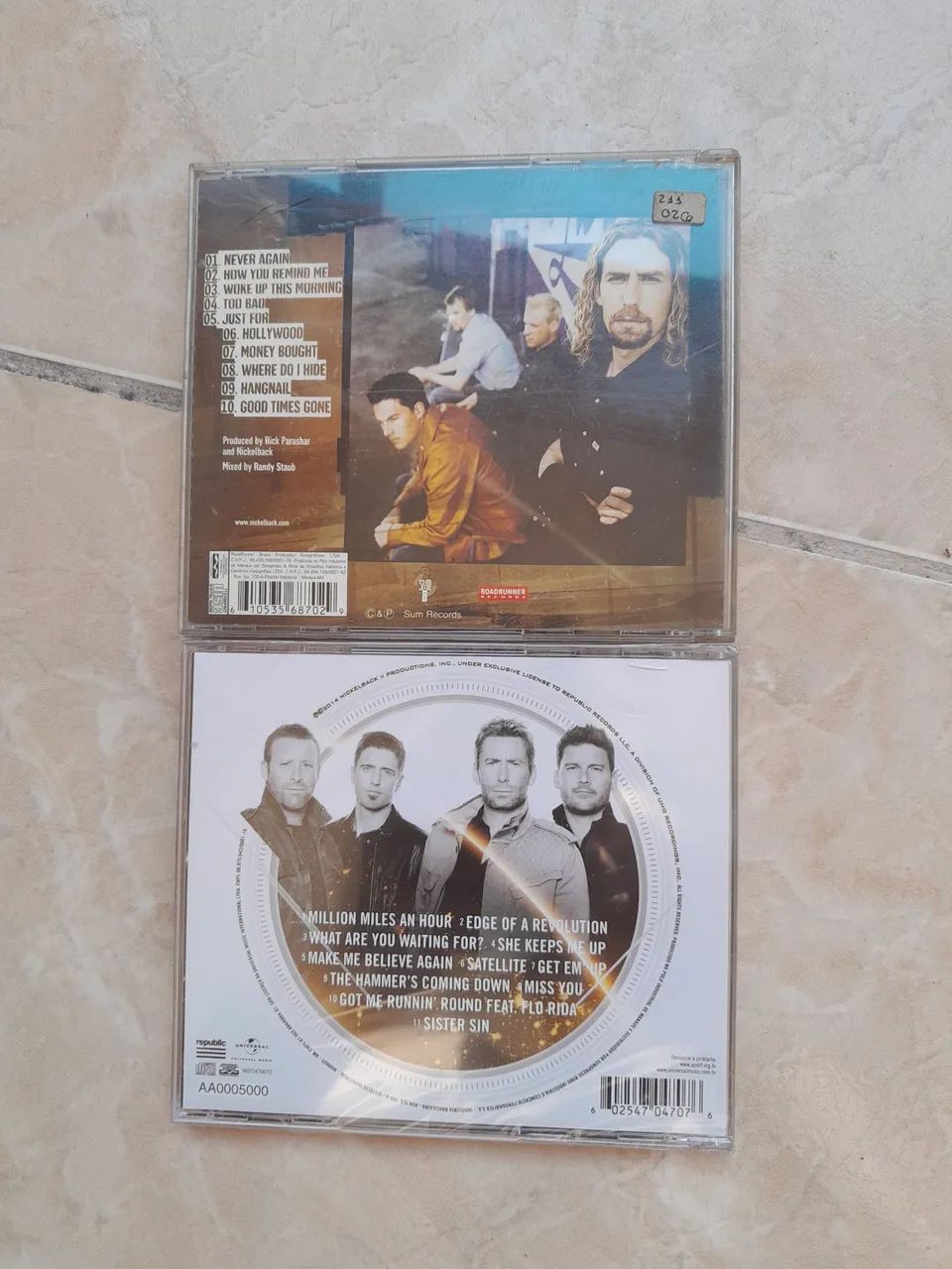 Lote 2 CDs Nickelback - No Fixed Adress (lacrado) + Silver Side Up - Foto 2