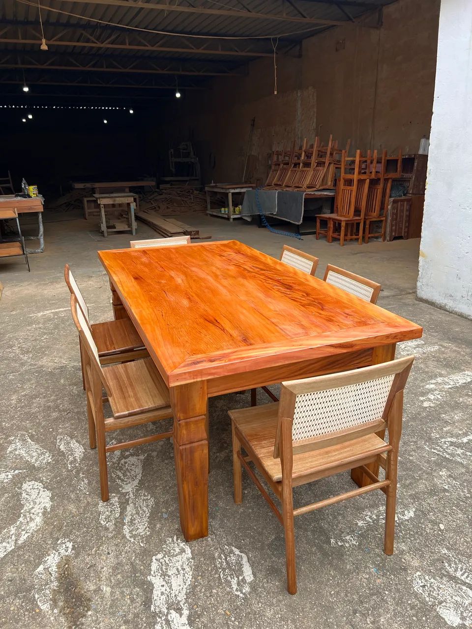 Mesa de jantar madeira demolição  - Foto 4