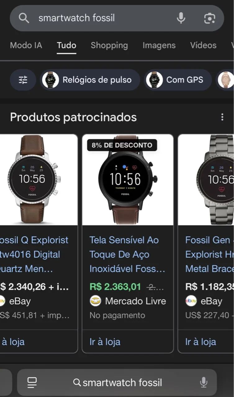Relógio fossil