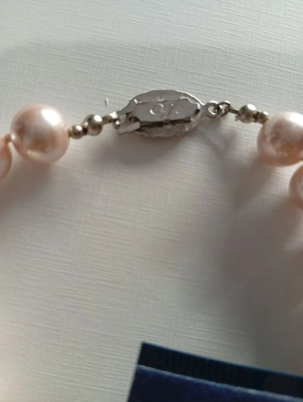 Conjunto colar e brincos de pérolas Majorica. - Foto 4