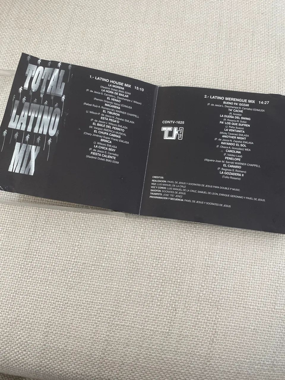 Cd Total Latino Mix 1996 - Foto 4