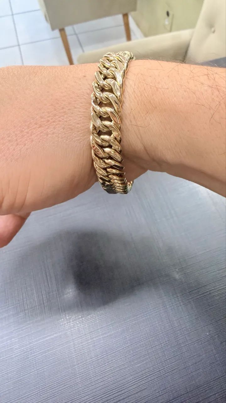 Pulseira de Ouro 18k 32g  - Foto 3