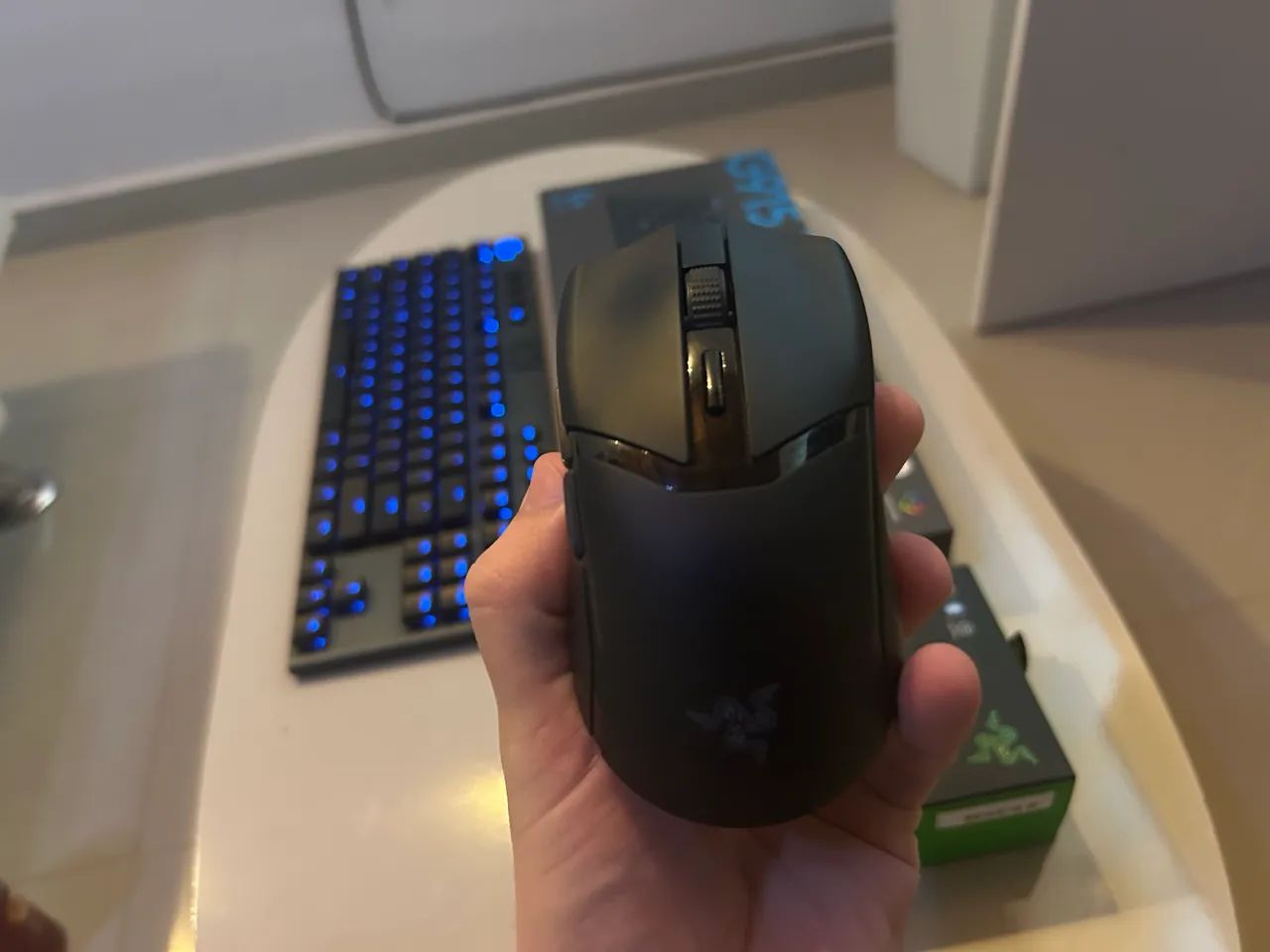 KIT GAMER TECLADO E MOUSE PRO (LOGITECH,RAZER) 
