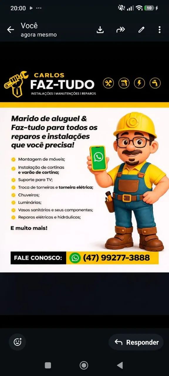 Pintor , instalação de chuveiro, torneira elétrica, cortinas, pequenos reparos 