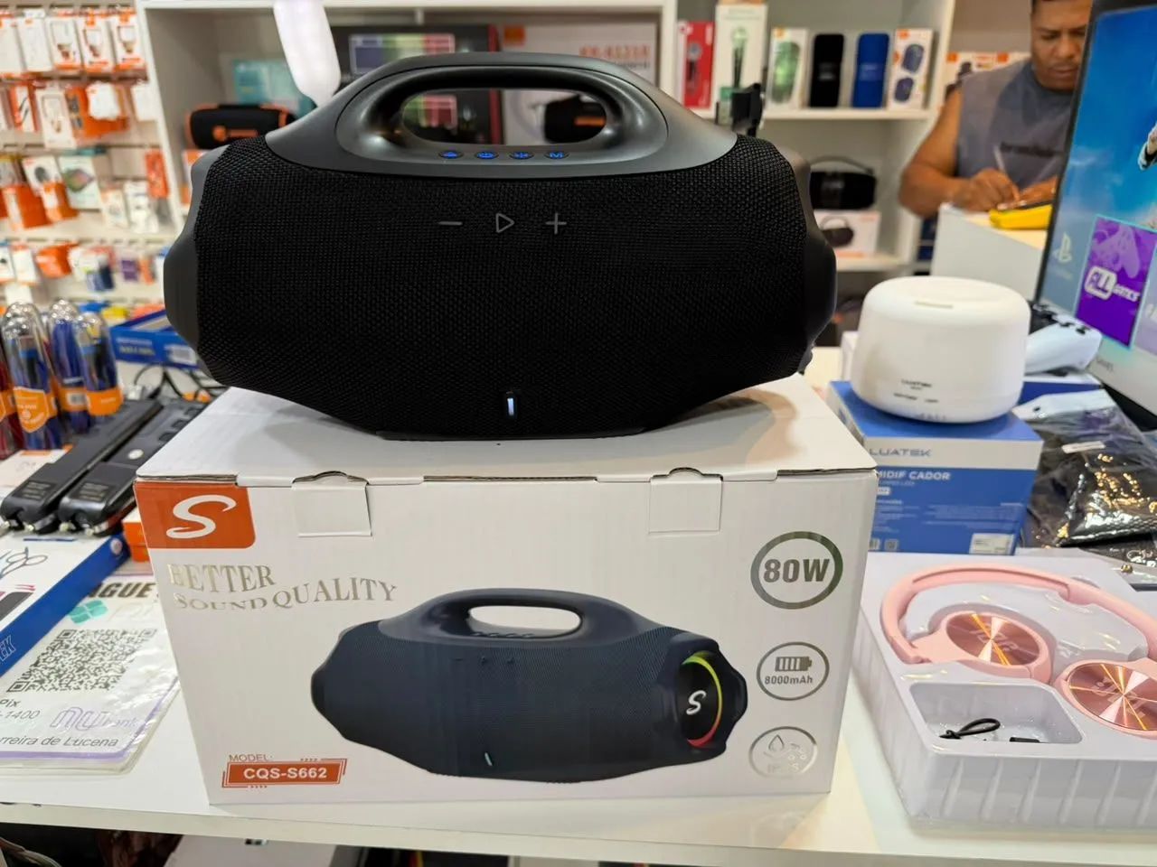 Som BLUETOOTH boombox 