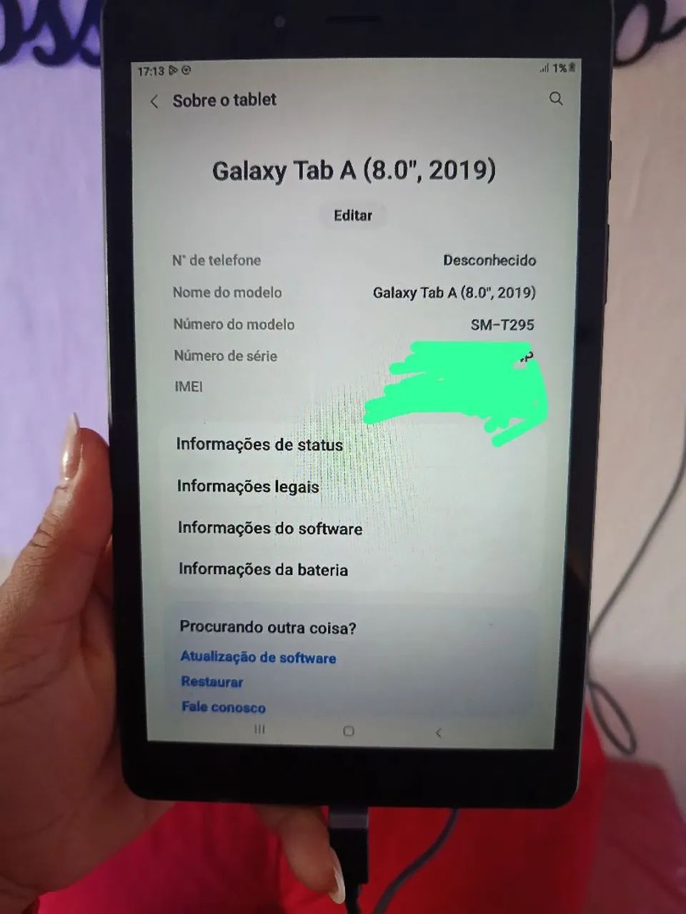 Tablet Samsung Tab A (8.0, 2019) SM-T295 - Foto 3