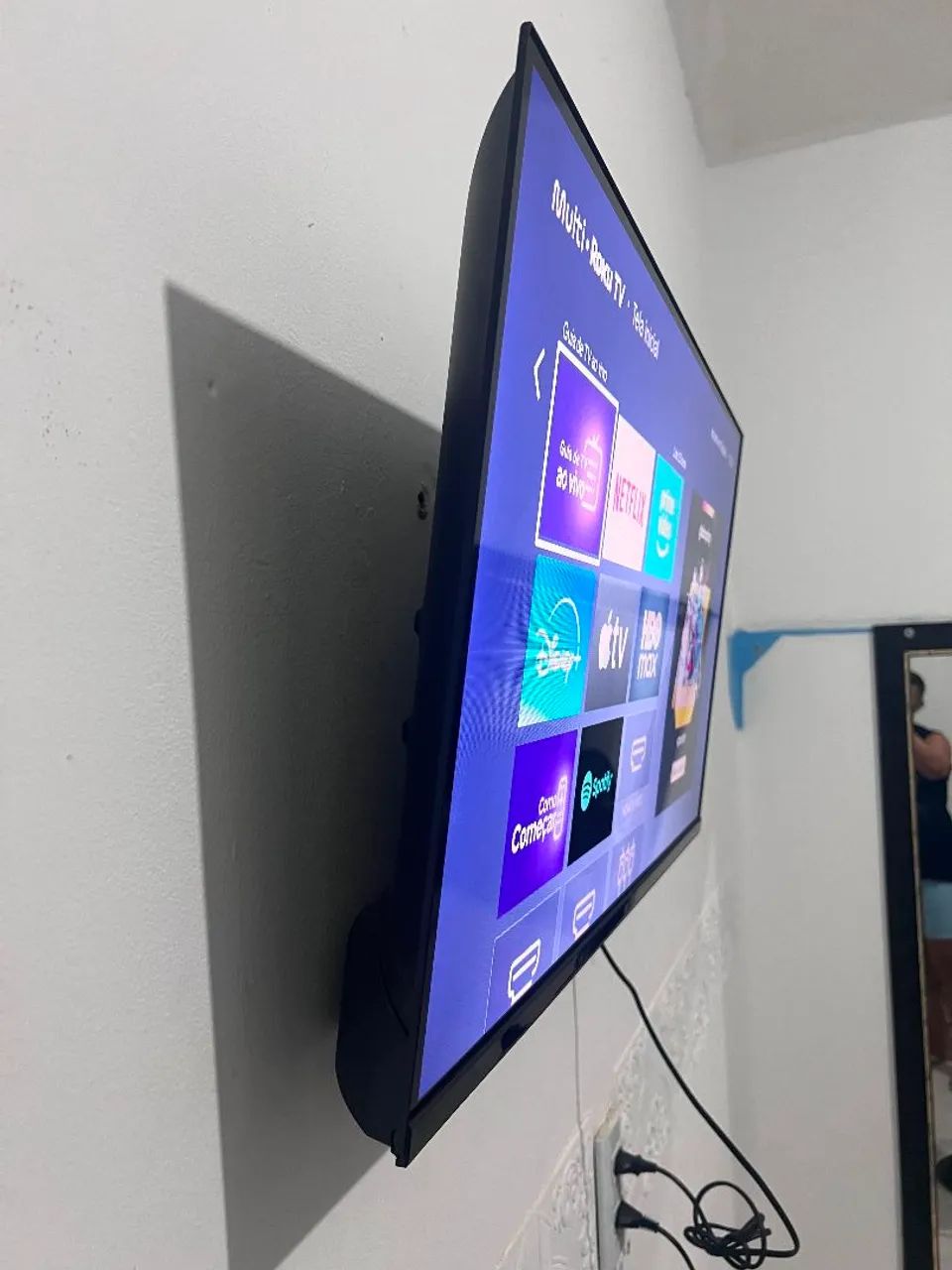 Smart TV HD 32 DLED Wi-fi Roku Multi - Foto 4
