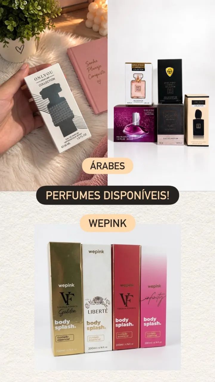 Perfumes Disponíveis
