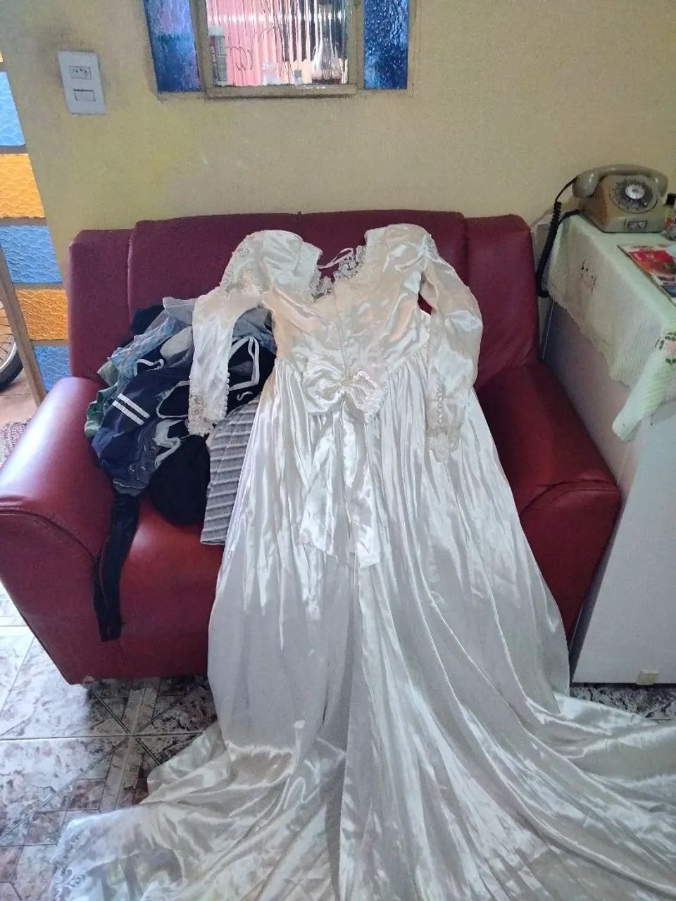 Vestido de noiva usando  - Foto 2