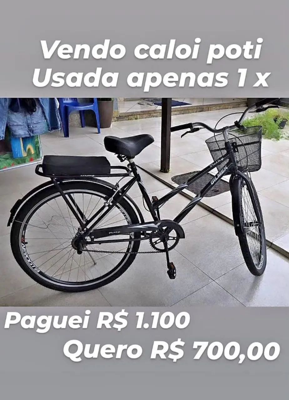 Bicicleta muito nova