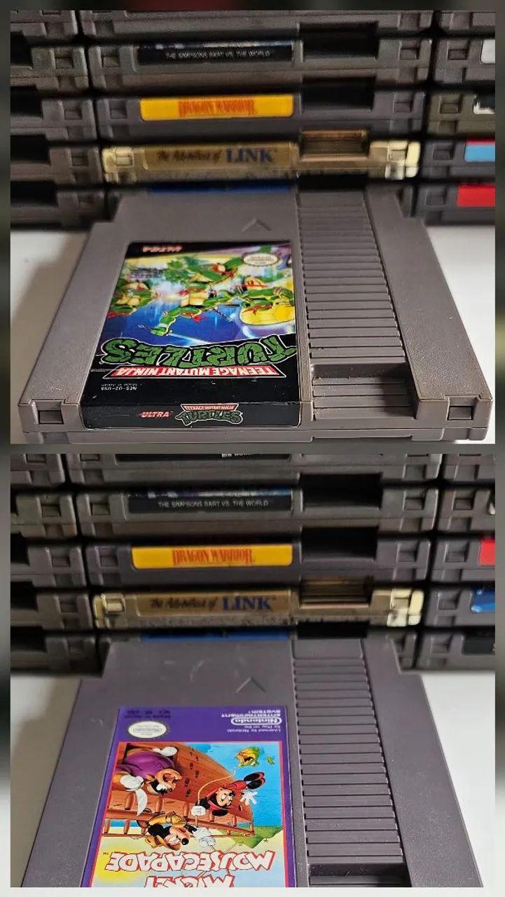 Turtles e Mickey Mousecapade para NES Nintendinho  - Foto 2
