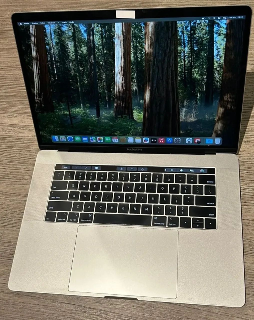 macbook pro 2019 i7 15 polegadas touchbar ram 16gb ssd 512 gb sem