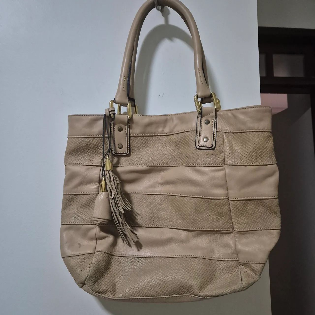 Bolsa em couro legítimo 