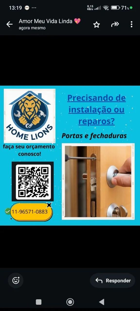 Instalação de fechaduras