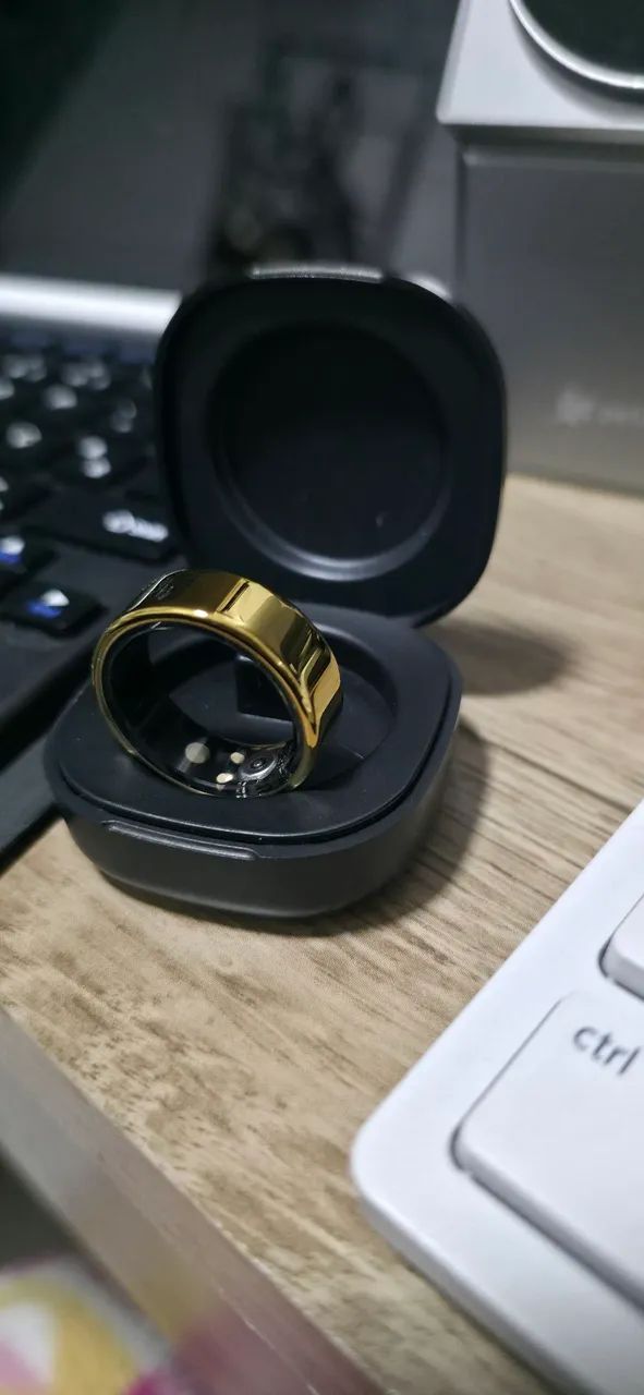 Anel inteligente Dourado Smart Ring - Foto 4