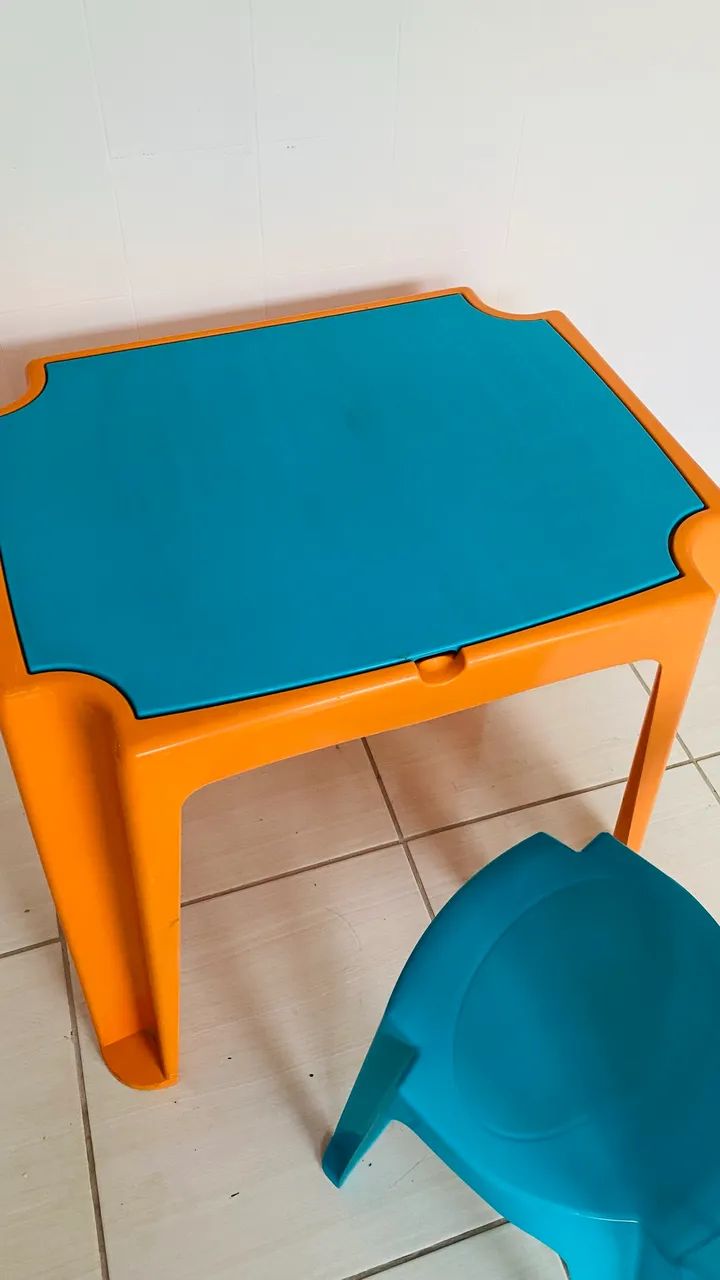 Conjunto mesa e cadeira infantil da Tramontina - Foto 2