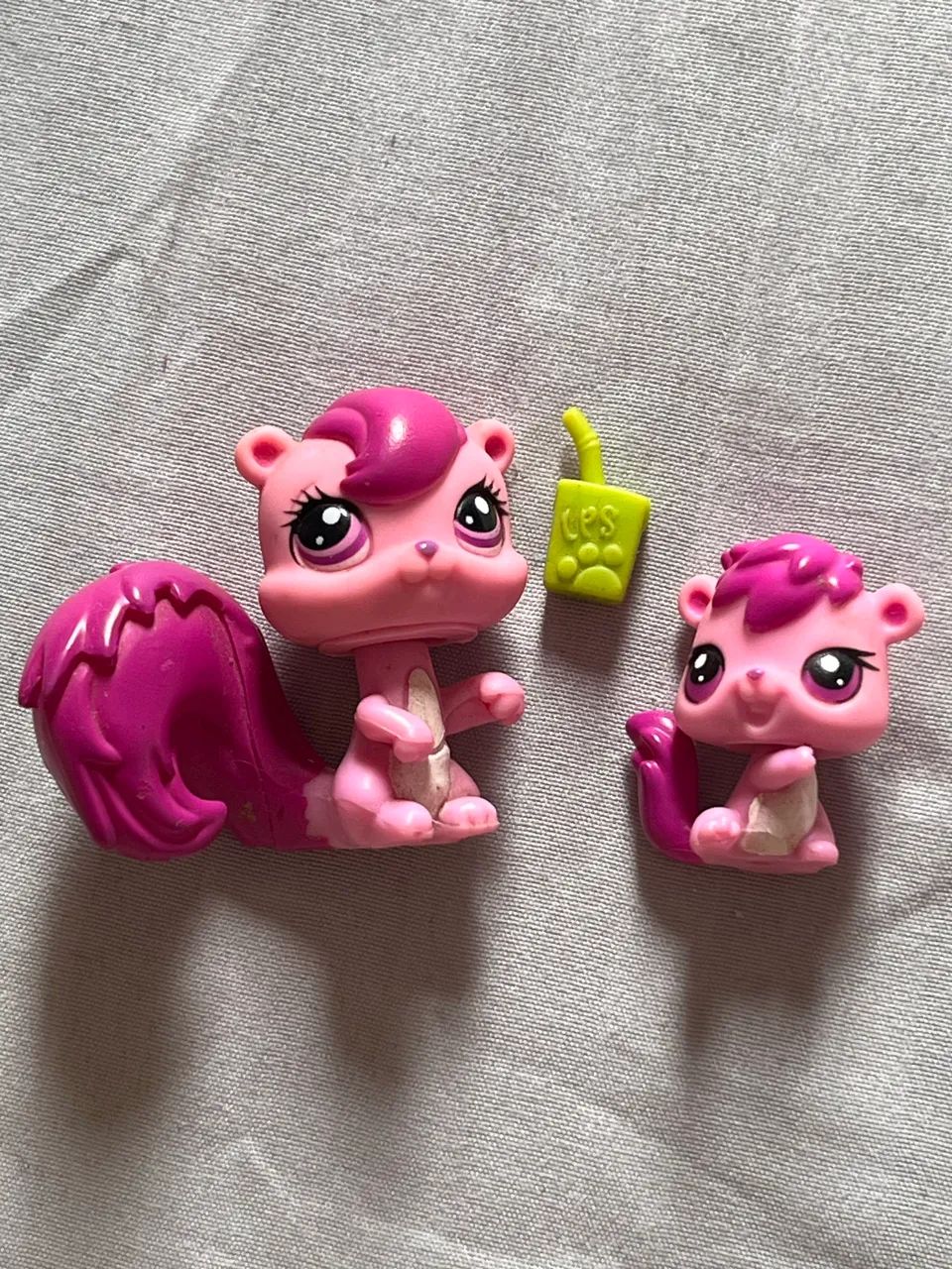 Littlest Pet Shop Esquilo Mamãe e Bebê 