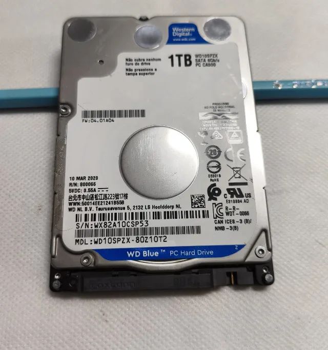 4 Hd Interno 1TB Western Digital