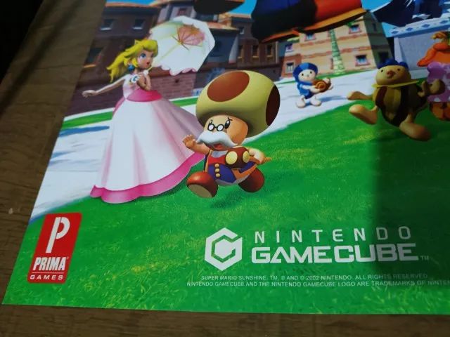 Material de divulgação guia Prima  Super Mario Sunshine (2002) poster - Foto 2