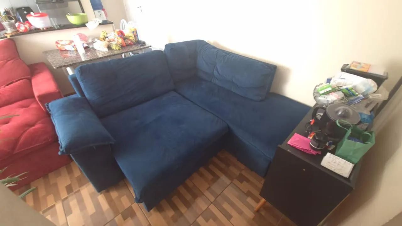 Sofá veludo 