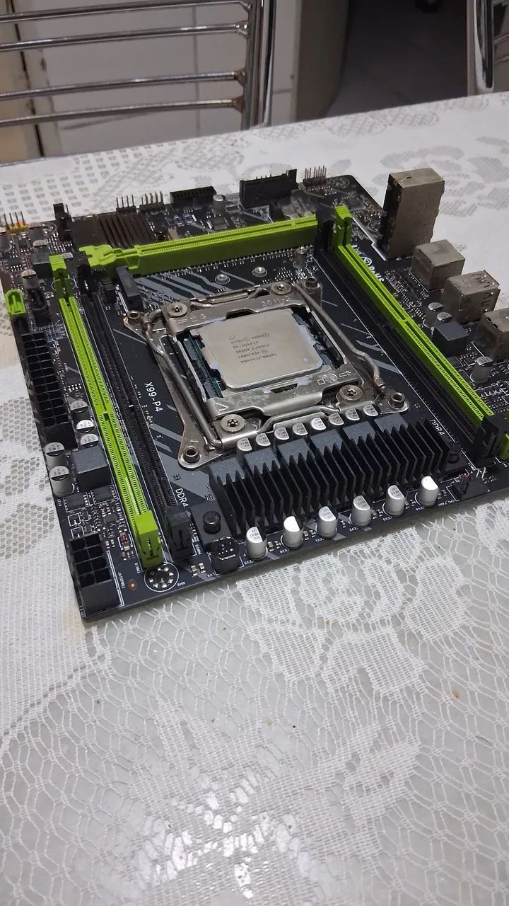 Kit Xeon e5 2640 V4 + placa mãe X99 LGA2011 + cooler box Rise mode - Foto 4