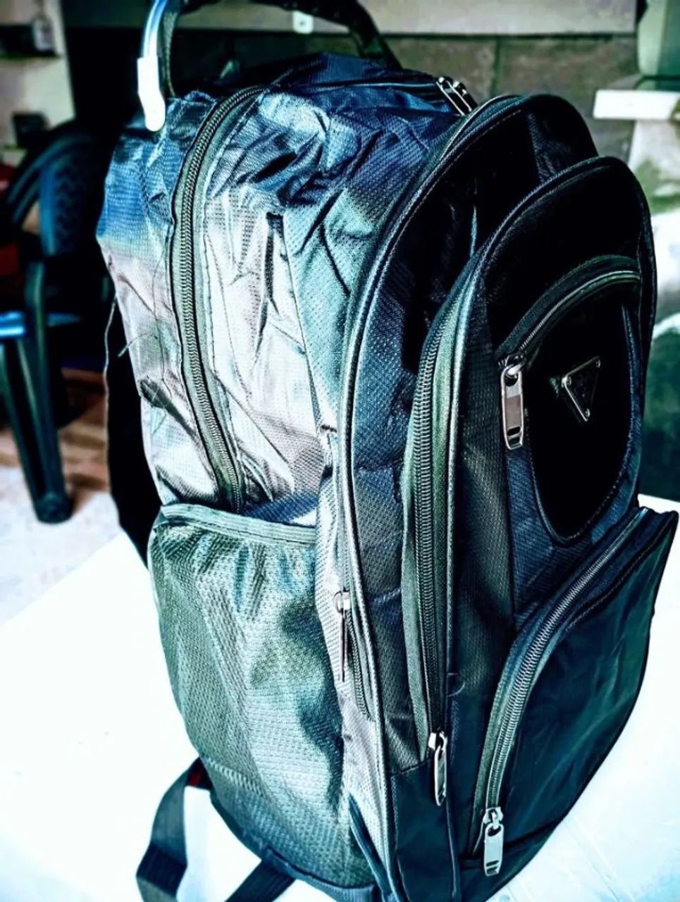 Mochila Impermeável Reforçada com Cabo de Aço na Alça + Compartimento para Notbook - Foto 2