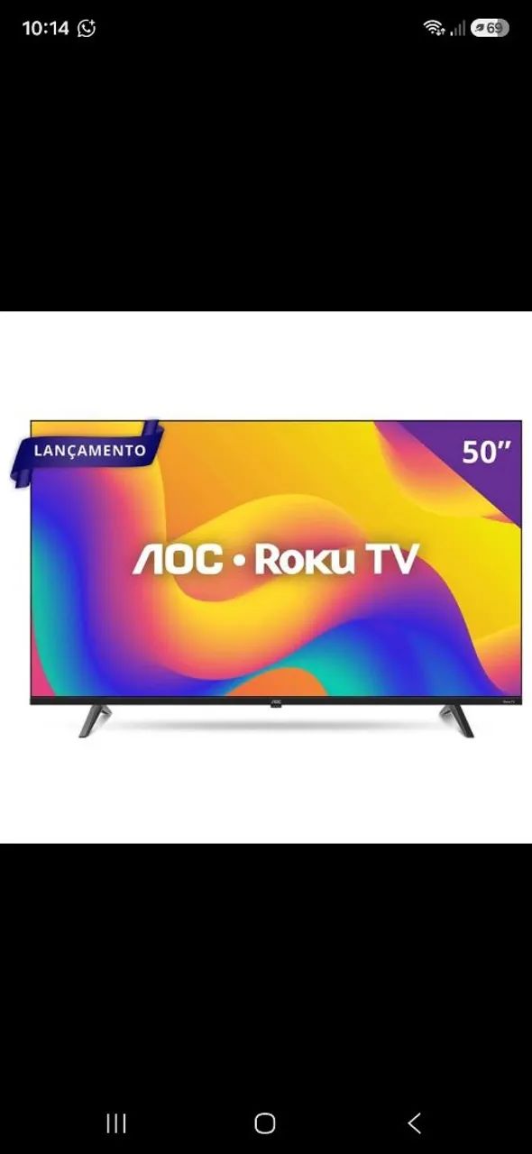 TV sistema Roku 50 polegadas  - Foto 3