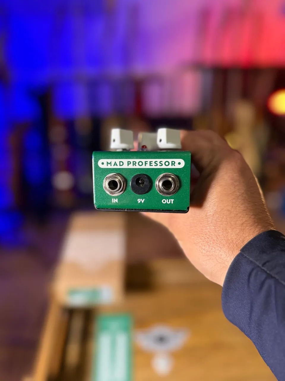 Pedal MAD PROFESSOR LITTLE GREEN WONDER HANDWIRED - Instrumentos