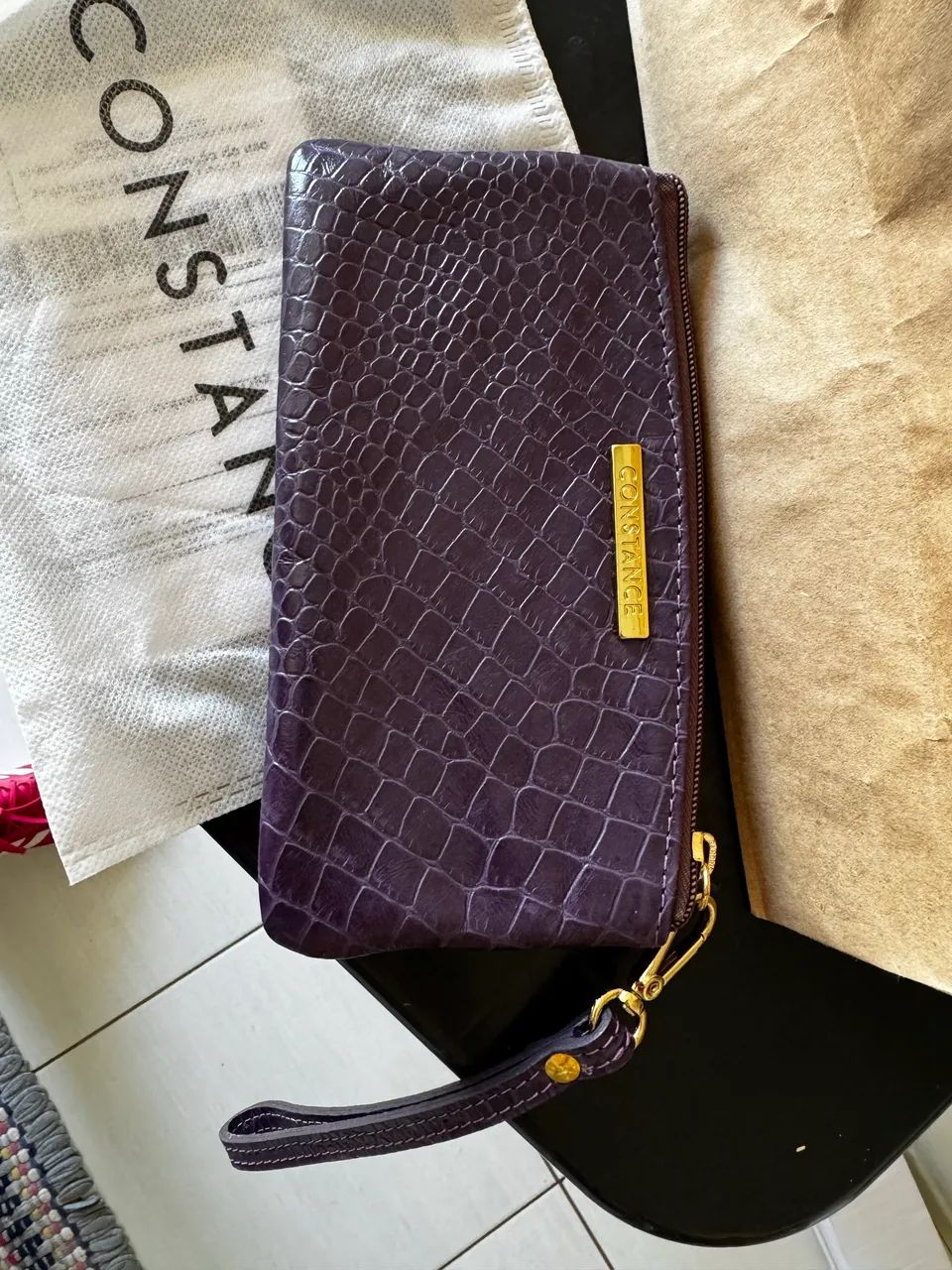 Bolsa couro croco Constance  - Foto 2