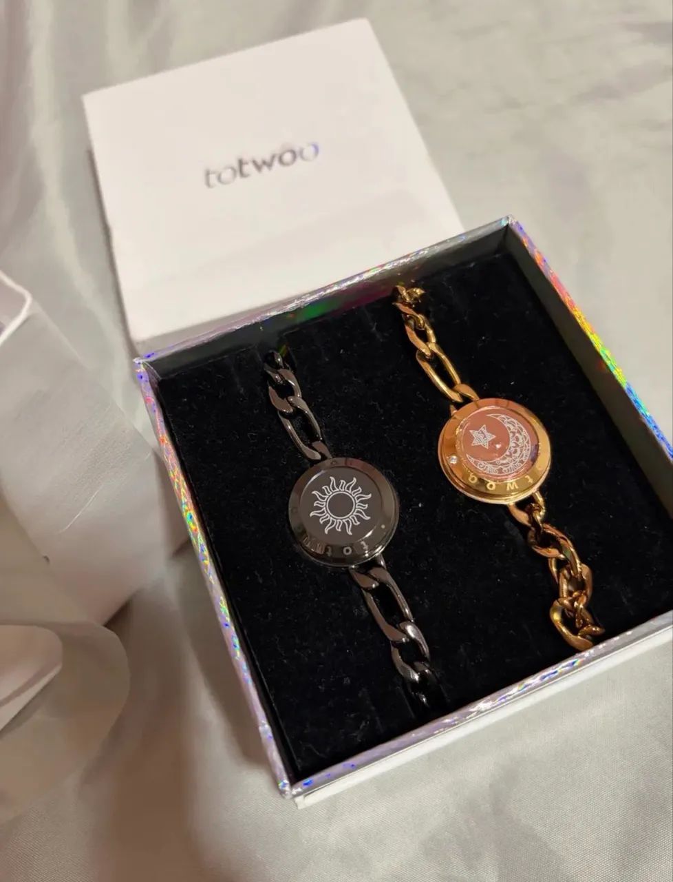 Totwoo pulseiras de toque de longa distância! Ideal para presentear! - Foto 3