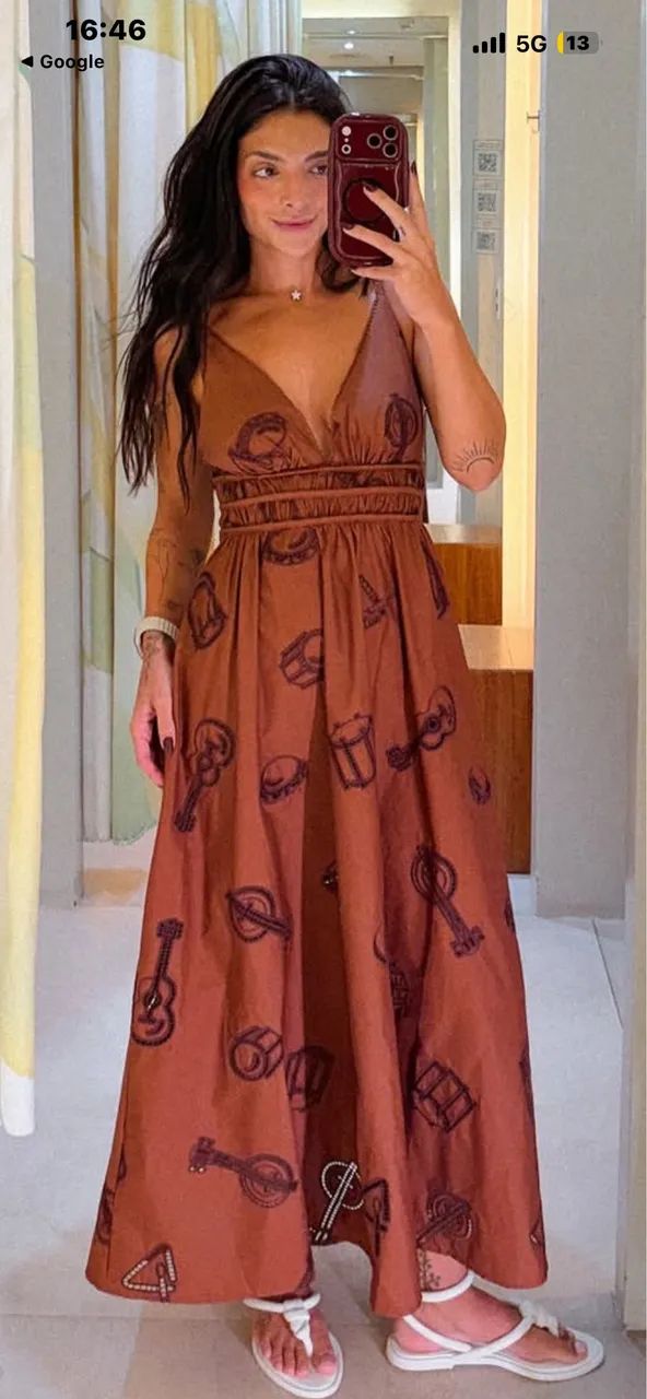 Vestido farm artesanal P 