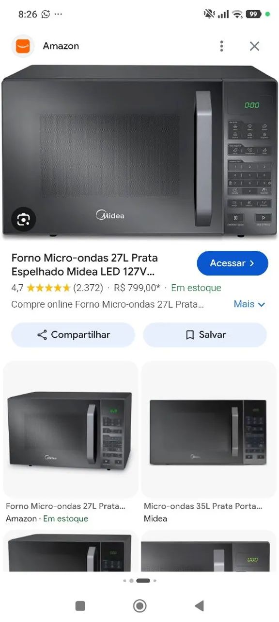 Microondas Midea 