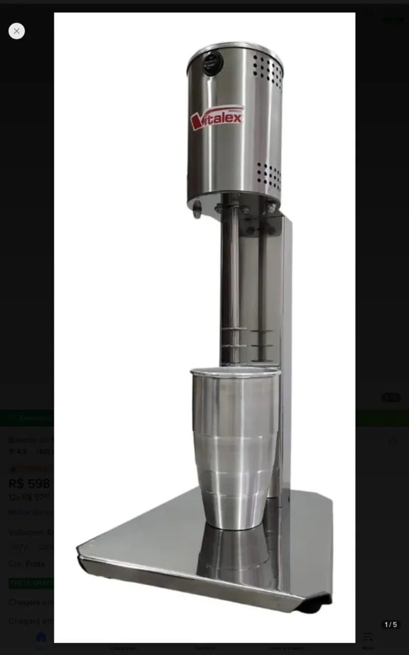 Batedor de milk shake